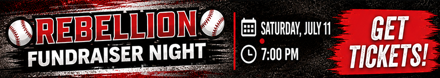 Rebellion Fundraiser Night - Saturday, July 11 at 7:00 PM. Get tickets